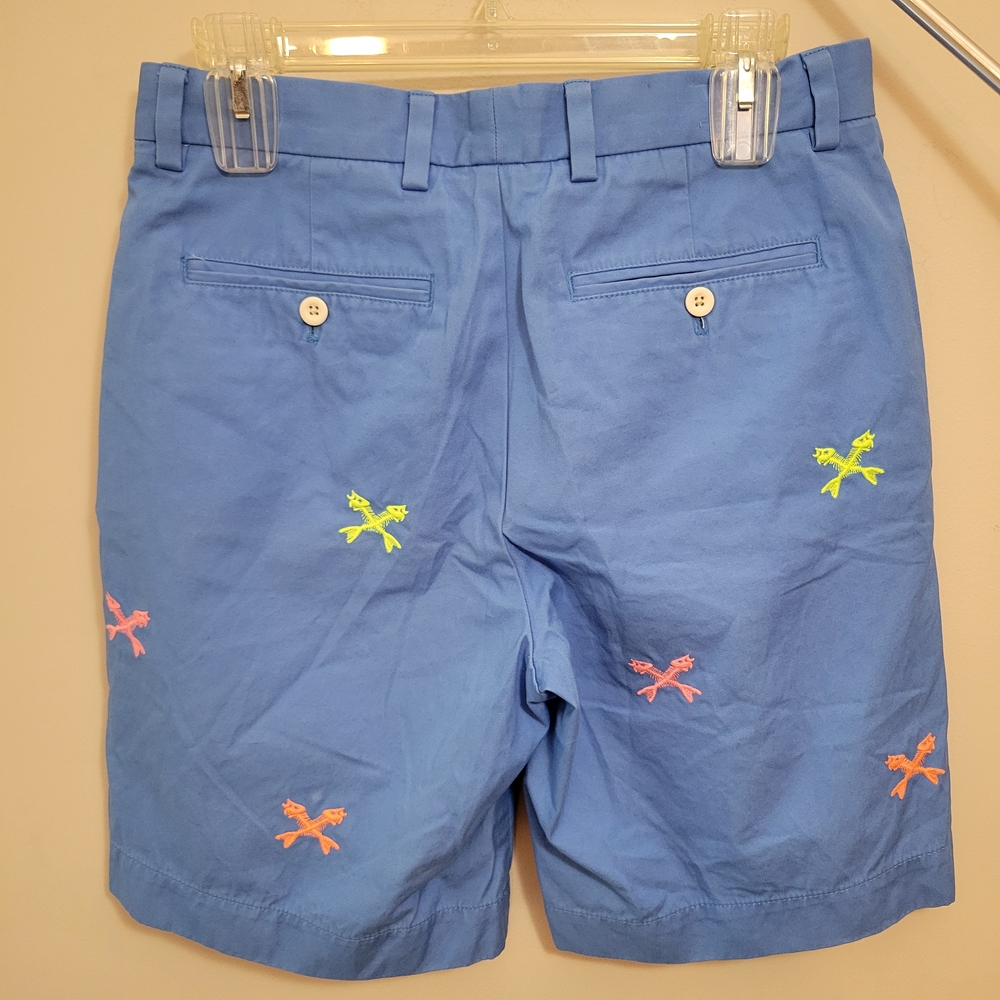 Vineyard Vines Men's Blue Breaker Short with Neon Embroidery - Picture 7 of 9